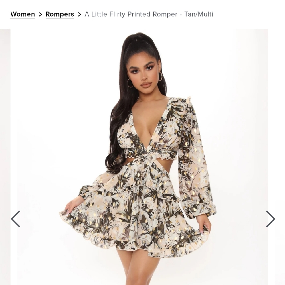 FashionNova Romper